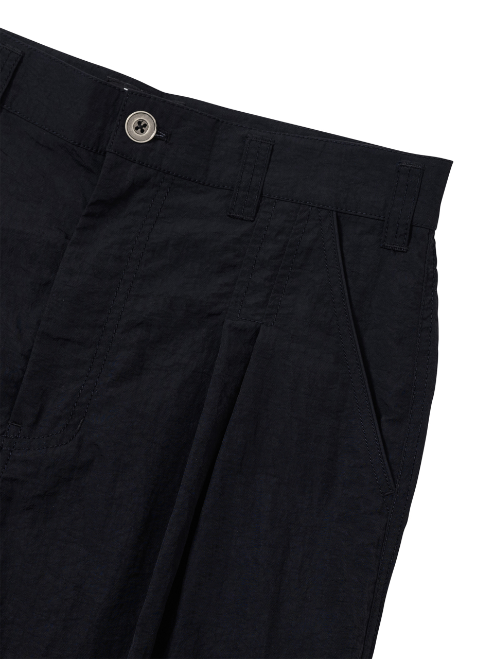 MUSINSA公式 | WELLBEING EXPRESS Nylon Easy Pants Deep Navy
