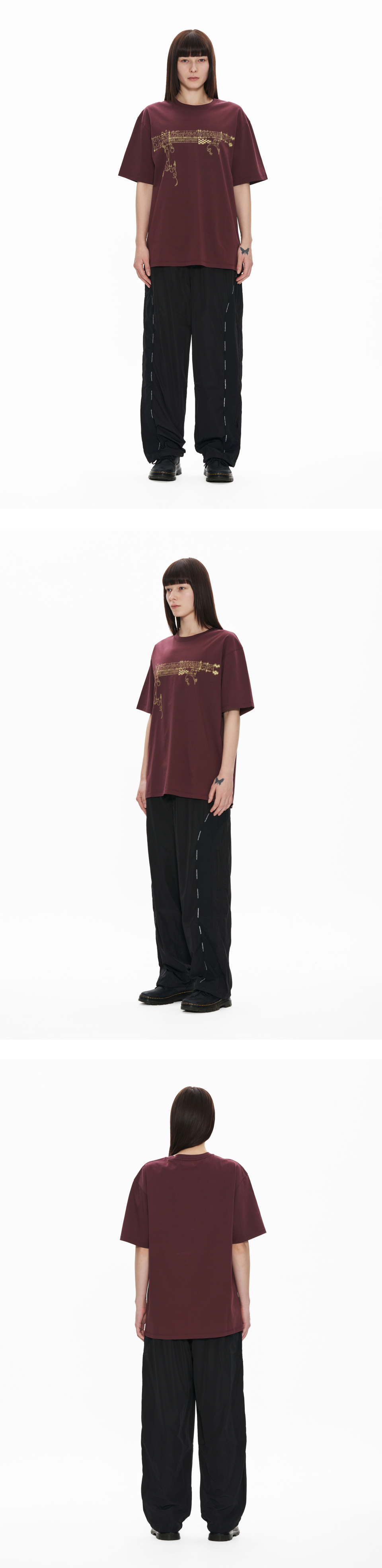 MUSINSA | WELLBEING EXPRESS Oversized Hybrid Tattoo Half