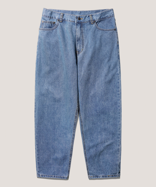 Джинсы tapered с варкой mid blue OZLP4701