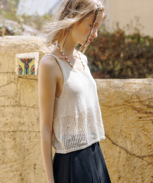 Lizzy knit sleeveless (ivory)