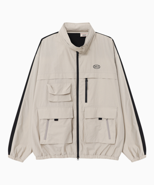 Ветровка с карманами Atom - Sand Beige