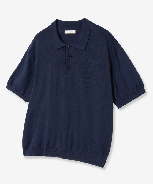 Легкий трикотажный поло (NAVY)