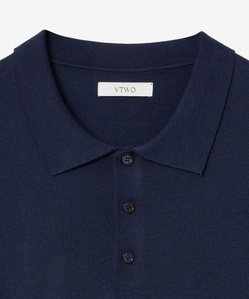 Легкий трикотажный поло (NAVY)