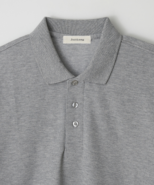 JN156 Pique Three Button Polo футболка - MELLANGE GREY