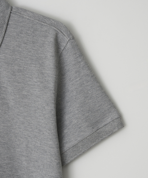 JN156 Pique Three Button Polo футболка - MELLANGE GREY