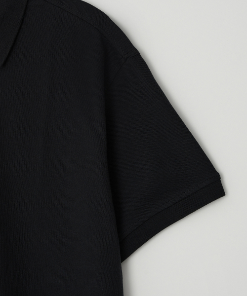 JN156 Pique Three Button Polo футболка - BLACK