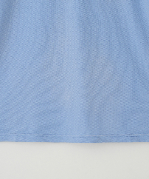 JN157 Vintage Dyed Polo1/2 рубашка - небесно-синие