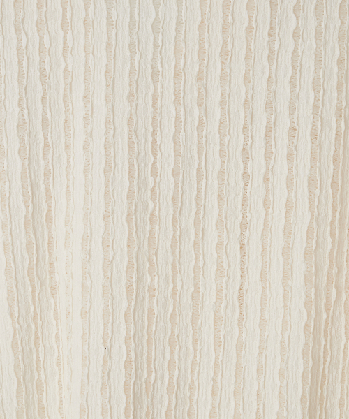 JN160 Crochet Open Collar 1/2 рубашка - IVORY