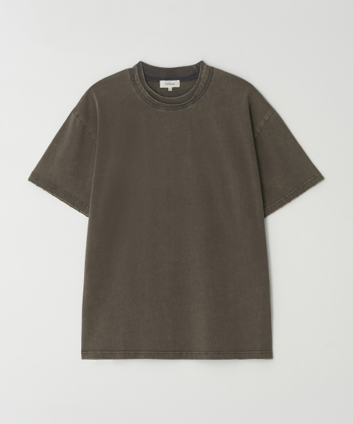 JN103 Distress Old футболка - KHAKI BROWN