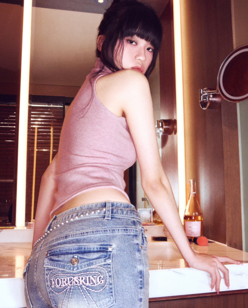 B.tiny ribbon knit (pink)