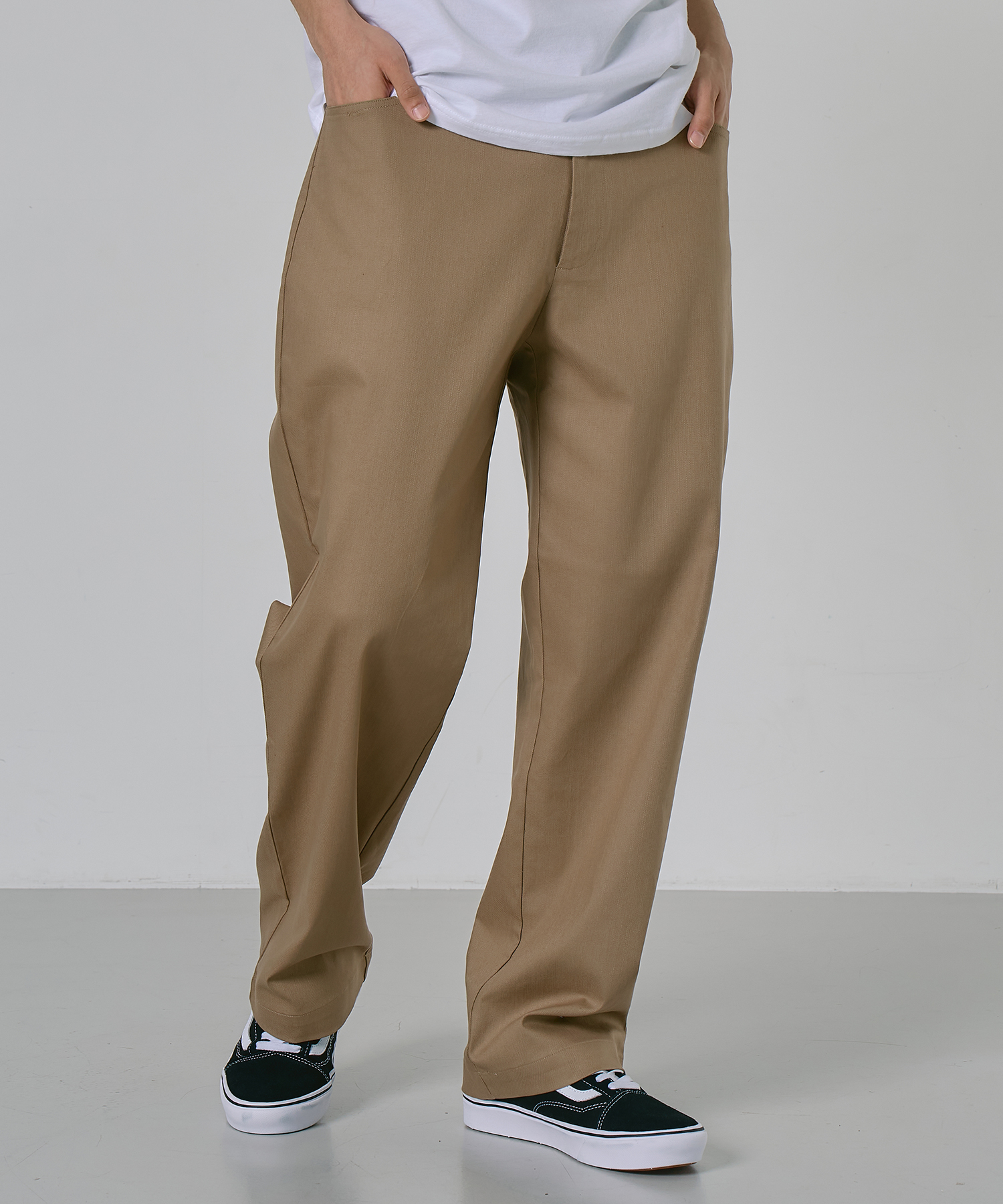 Semi-Wide Cold хлопок Chino брюки