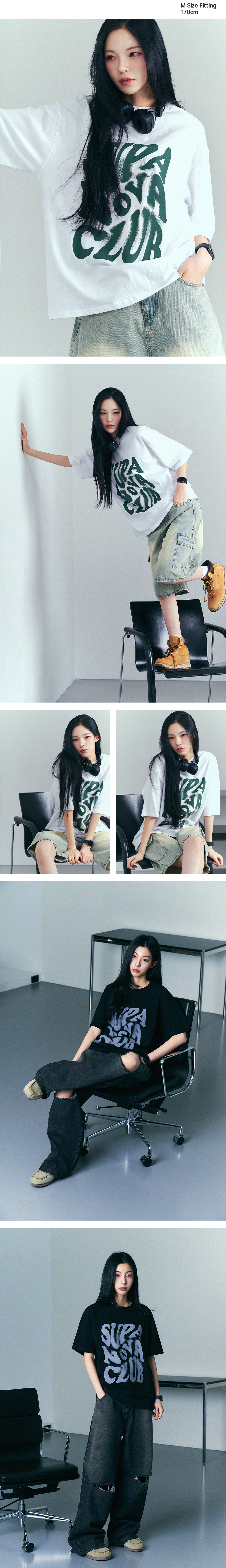 MUSINSA | NP STUDIO Super Nova Club Logo T-Shirt 2COLOR