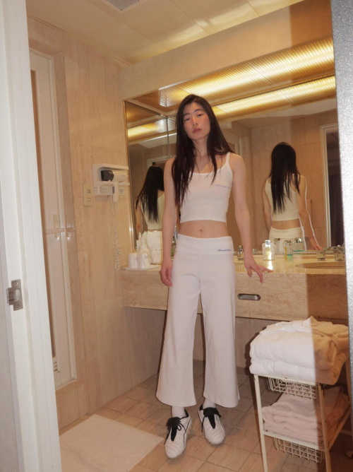 Mellow low rise cropped pants (4colors)
