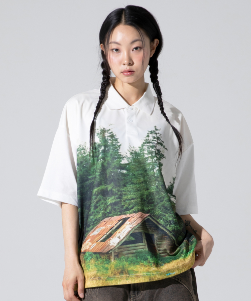 XTT139 Shelter графическая пике поло (WHITE)