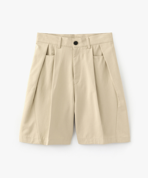 Шорты Cleave с защипами Beige
