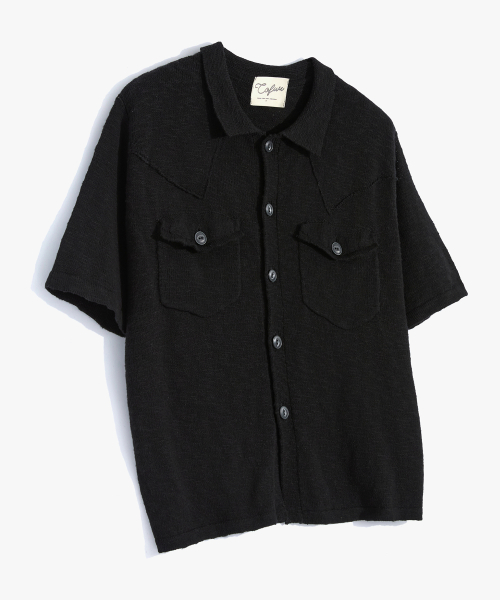 Shade Knit Trucker куртка BLACK