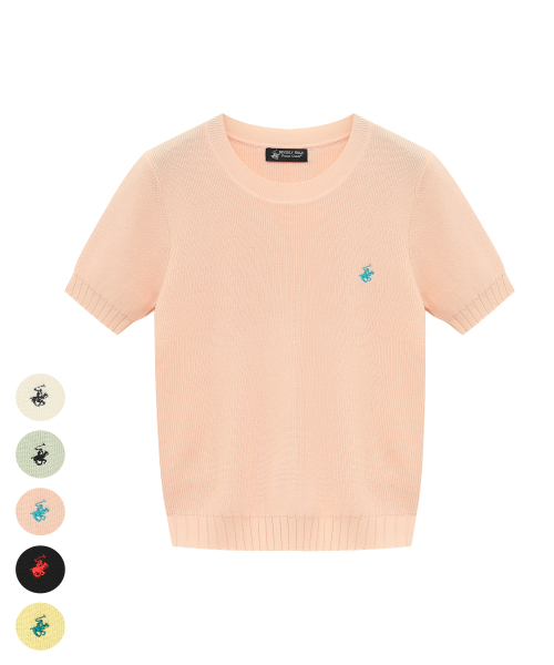 Женский минималистичный джемпер с круглым вырезом 6Color TK004