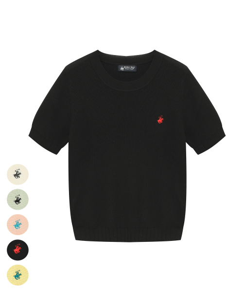 Женский минималистичный джемпер с круглым вырезом 6Color TK004