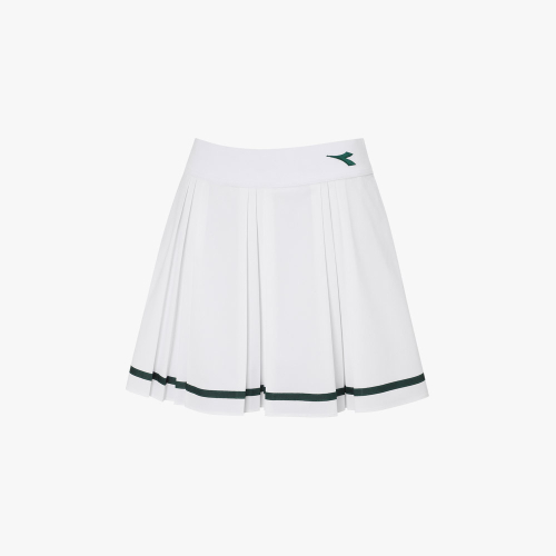 Классическая плиссированная юбка WHITE
