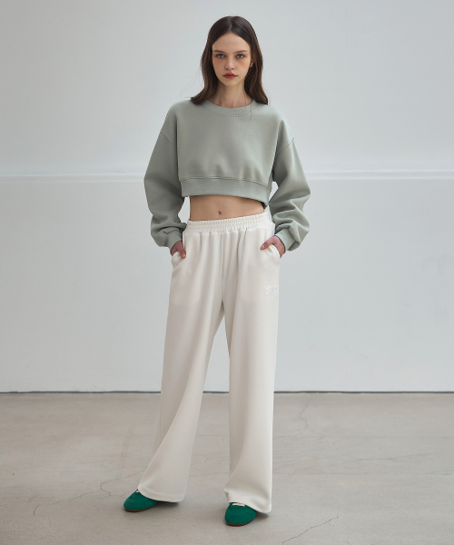 TASELE WIDE BANDING SWEAT PANTS_NSTR518