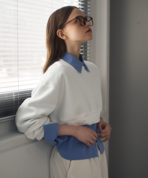 BASIC ROUNDING CROP MTM_NSTS504 (3COLORS)