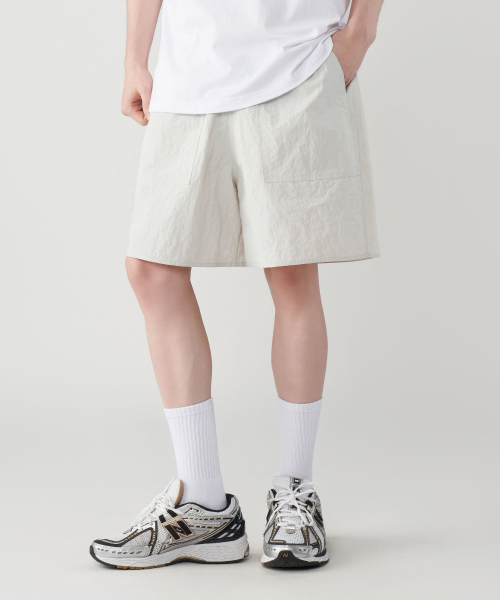 Nylon Wide Cool Shorts Capri Shorts 6 Colors