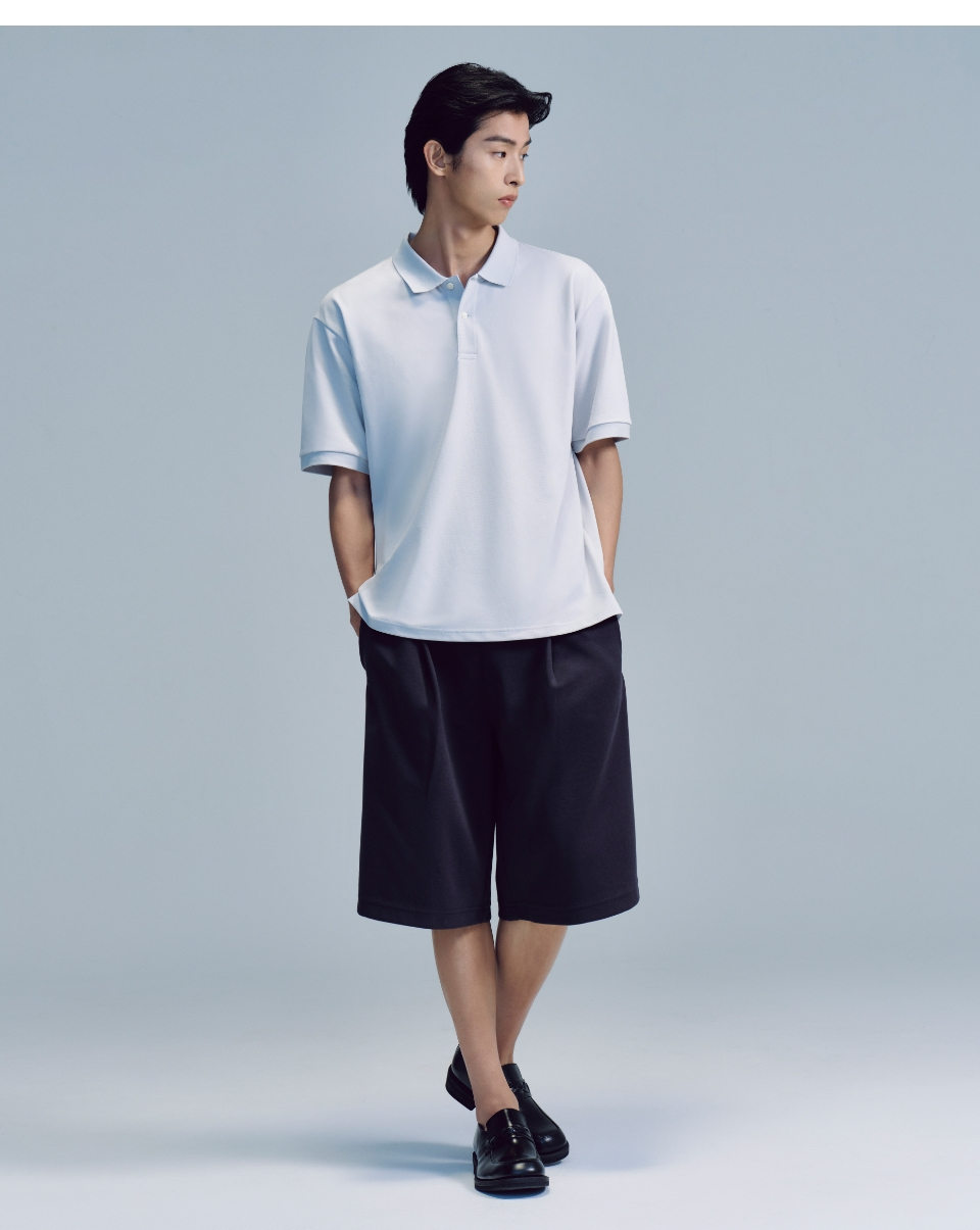 MUSINSA | MUSINSA STANDARD [Cool Standard] One Tuck Bermuda