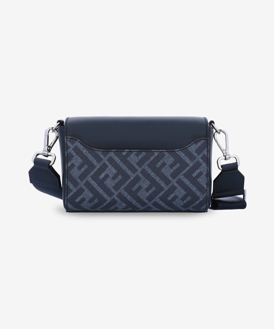 MUSINSA | FENDI Small FF Compact Crossbody Bag - Blue