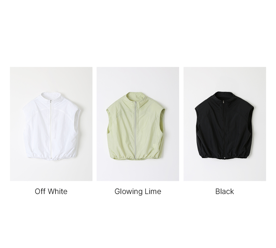 LEVAR ♥ Cool Breeze Sleeveless Anorak /追跡付 MUSINSA | LEVAR Cool Breeze Sleeveless Anorak - Off White