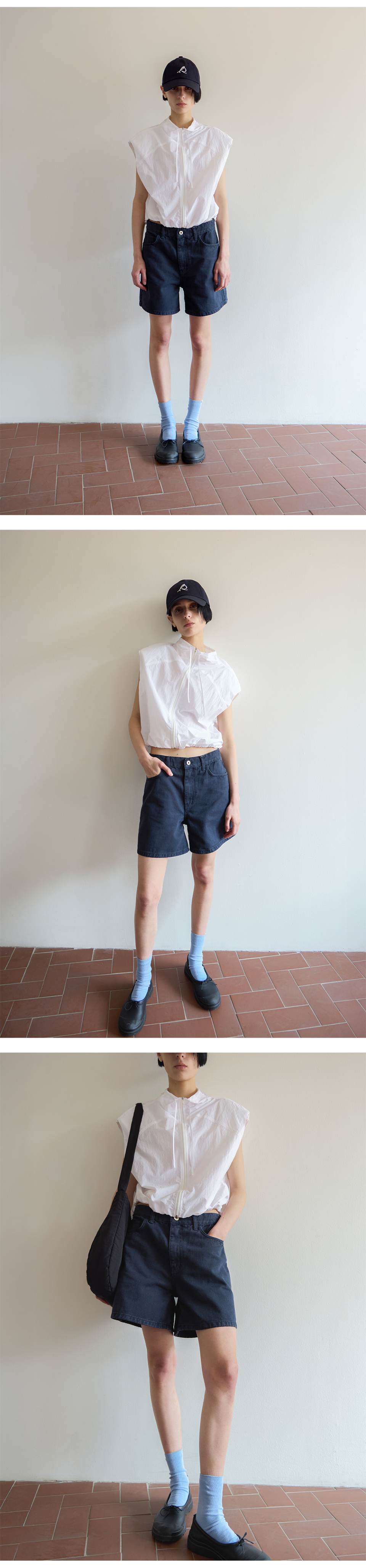 MUSINSA | LEVAR Cool Breeze Sleeveless Anorak - Off White