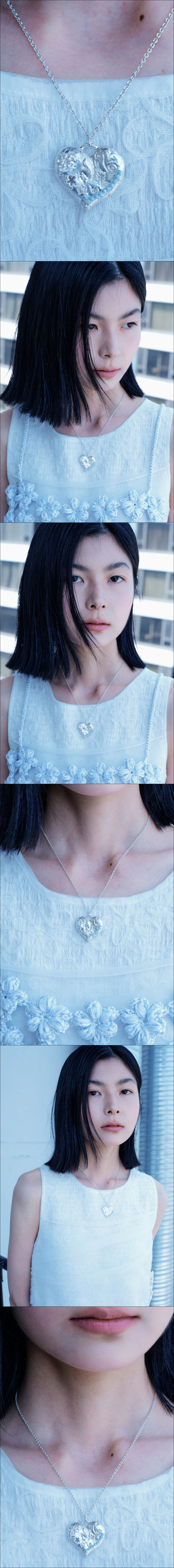 TYPESERVICE ♥ Mungteong コラボ Silver Necklace MUSINSA | TYPESERVICE Mungteong x TSW Silver Necklace [Silver]