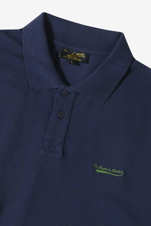 TOUNY - POLO PATCH T-shirt_Navy
