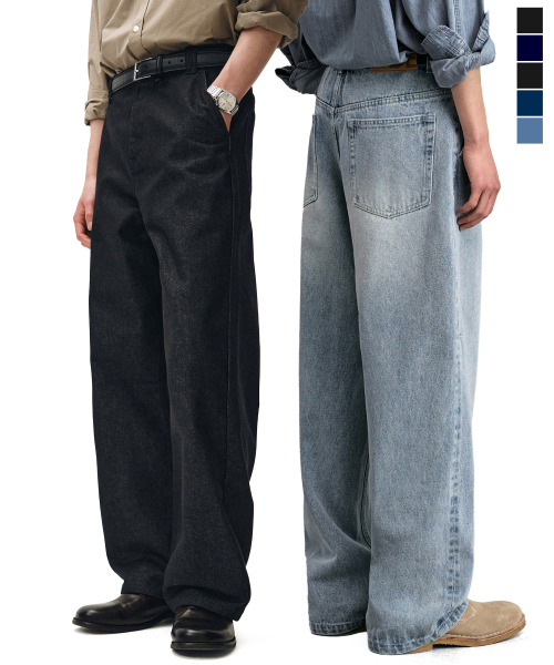 Relaxed Wide Denim Jeans DCPT064