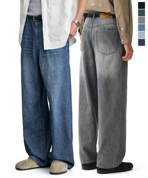 [SS Ver]Relaxed Wide Denim Jeans DCPT064