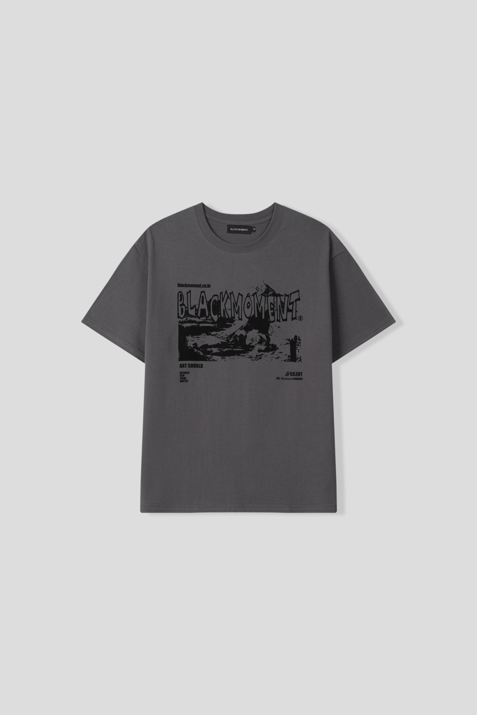 ★MUCENT★ Wave Lettering Short Sleeve Tee P00000MD MUSINSA | MUCENT Lettering Short Sleeve T-shirt (2 Colors)