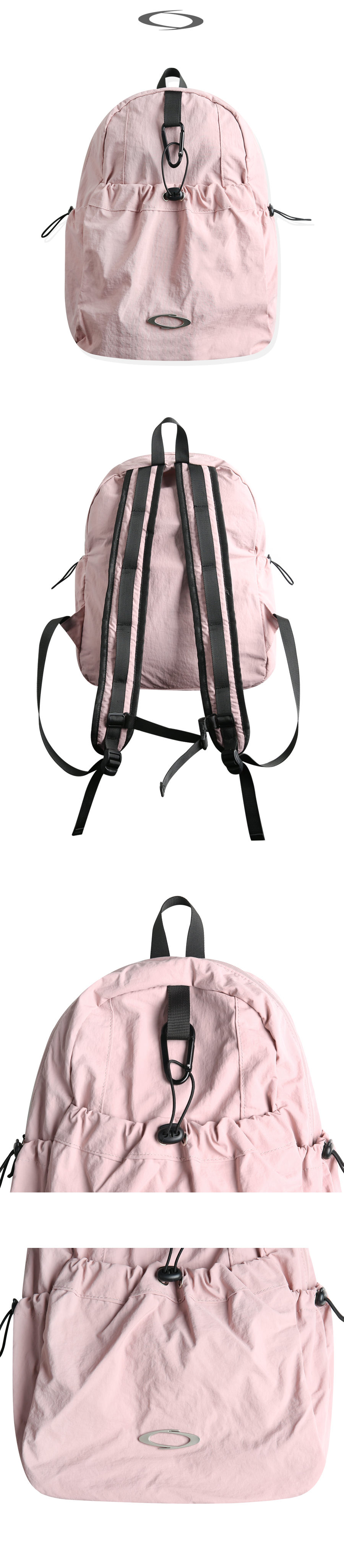 STRING POCKET BACKPACK - 3 COLORS PINK