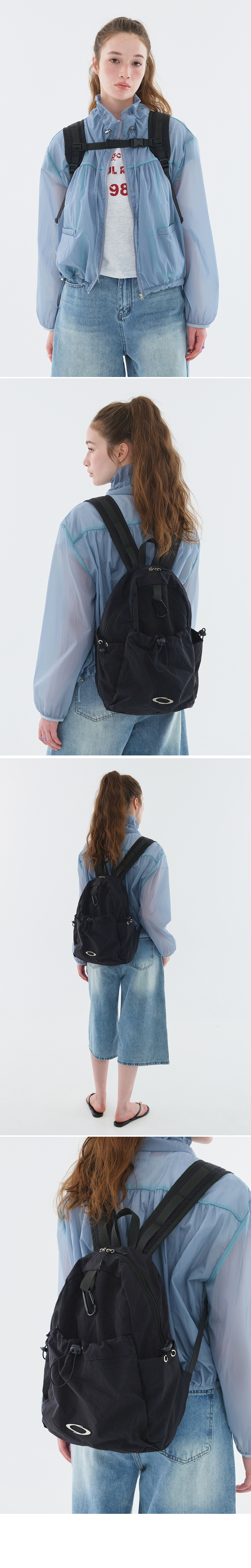 STRING POCKET BACKPACK - 3 COLORS PINK