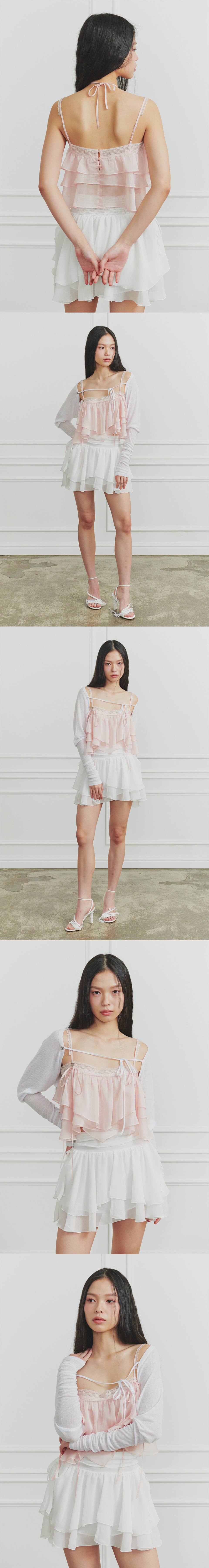 PAIN OR PLEASURE★韓国★人気★MAGNOLIA FRILL SKIRT /追跡あり MUSINSA | PAINORPLEASURE MAGNOLIA FRILL SKIRT white