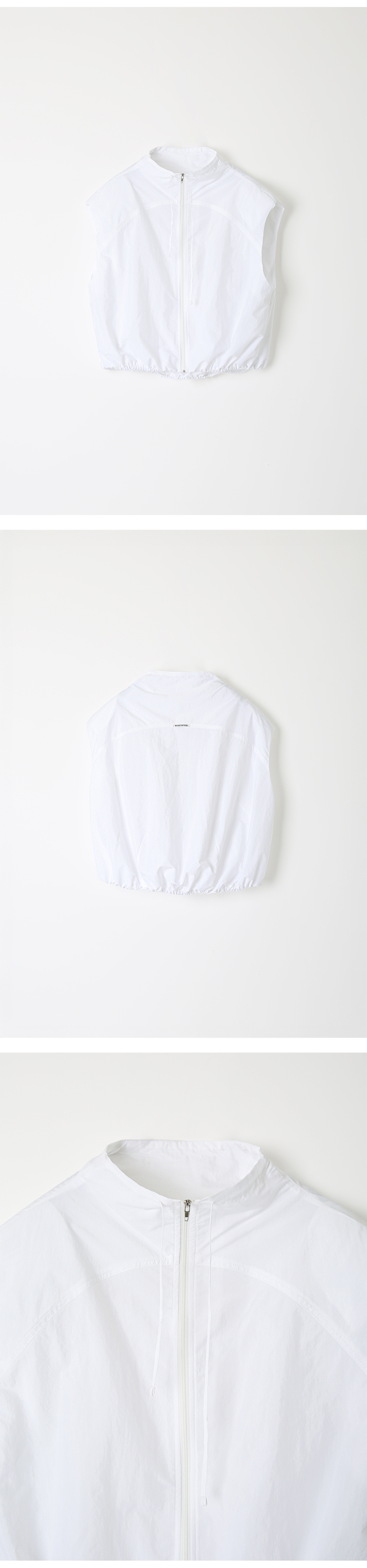 MUSINSA | LEVAR Cool Breeze Sleeveless Anorak - Off White