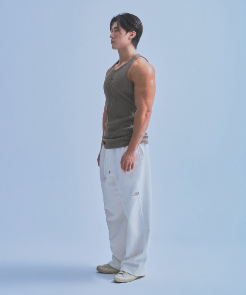 B PENDANT SLICE SLEEVELESS [KHAKI]