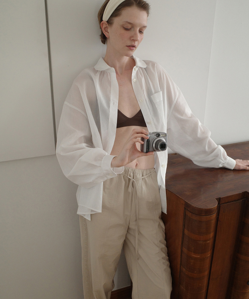 COTTON DRAWSTRING PANTS - 4 colors