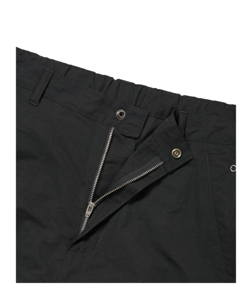 REVERSE TUCK LAYERED SHORTS (BLACK)
