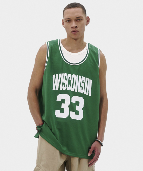 Оверсайз джерси Giant Fit Basketball (Green)