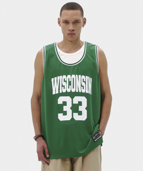 Оверсайз джерси Giant Fit Basketball (Green)