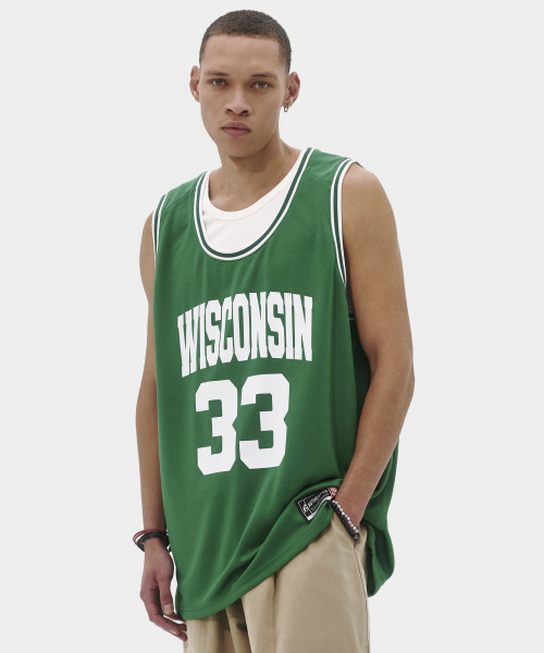 Оверсайз джерси Giant Fit Basketball (Green)