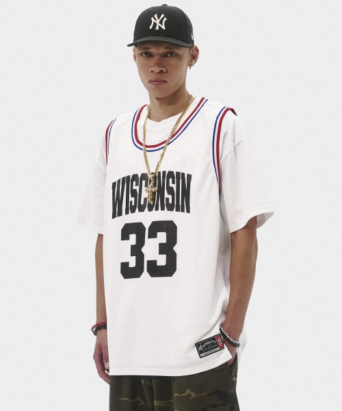 Оверсайз джерси Giant Fit Basketball (White)