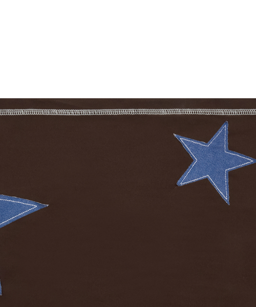 L17 STAR TUBE TOP(BROWN)