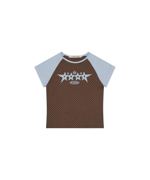 L17 STAR CROP T-SHIRT(3COLOR)