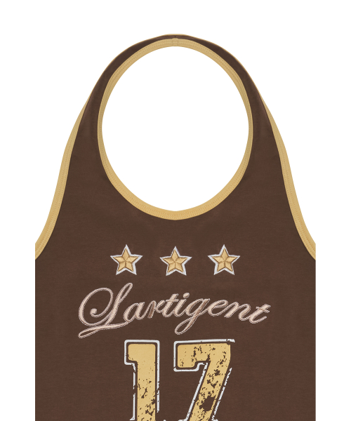 L17 HALTERNECK SLEEVELESS(BROWN)