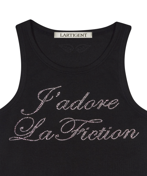 L17 HOTFIX SLEEVELESS(BLACK)